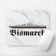 Tapis de souris cuirassé Bismarck