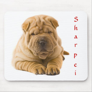 Tapis De Souris Cuisine chinoise Shar Pei Puppy Mousepad
