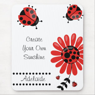 Tapis De Souris Cuisine moderne Red Ladybug personnalisé