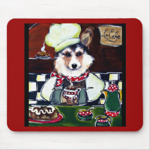 Tapis De Souris Cuisinier Corgi