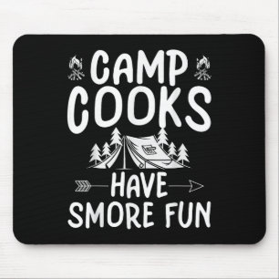Tapis De Souris Cuisinier de camp d'été drôle - Amusez-vous davant