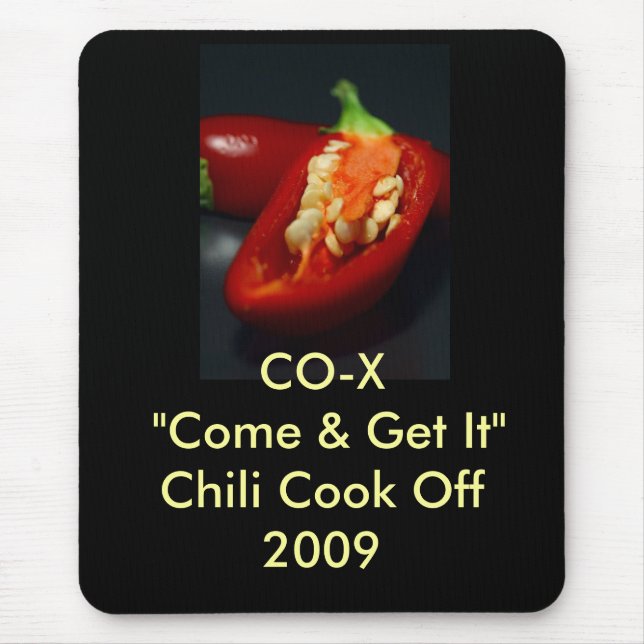 Tapis De Souris Cuisinier de piment outre de Mousepad (Devant)