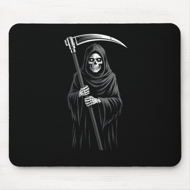 Tapis De Souris Cuite Grave Reaper Éffrayant Grave Candy Digger Mo (Devant)