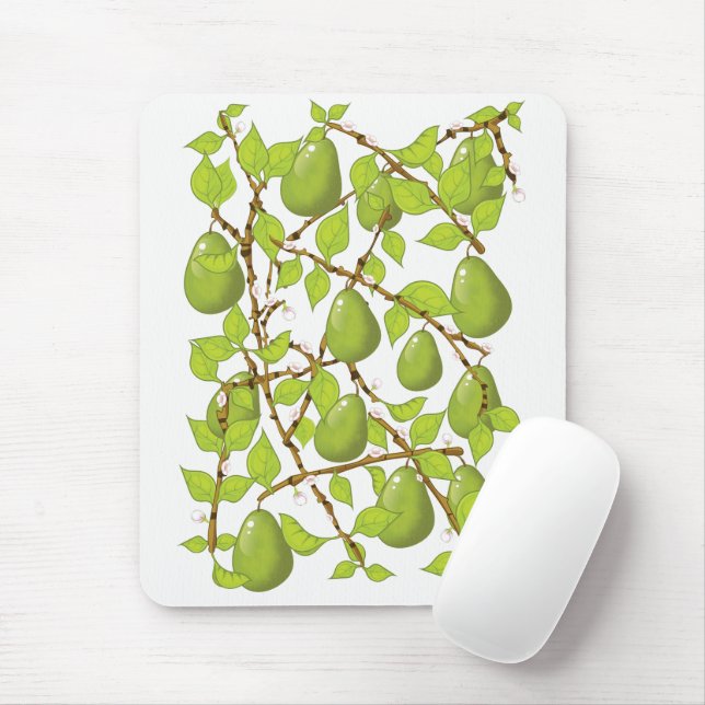 Tapis De Souris Cultiver des poires (Avec souris)