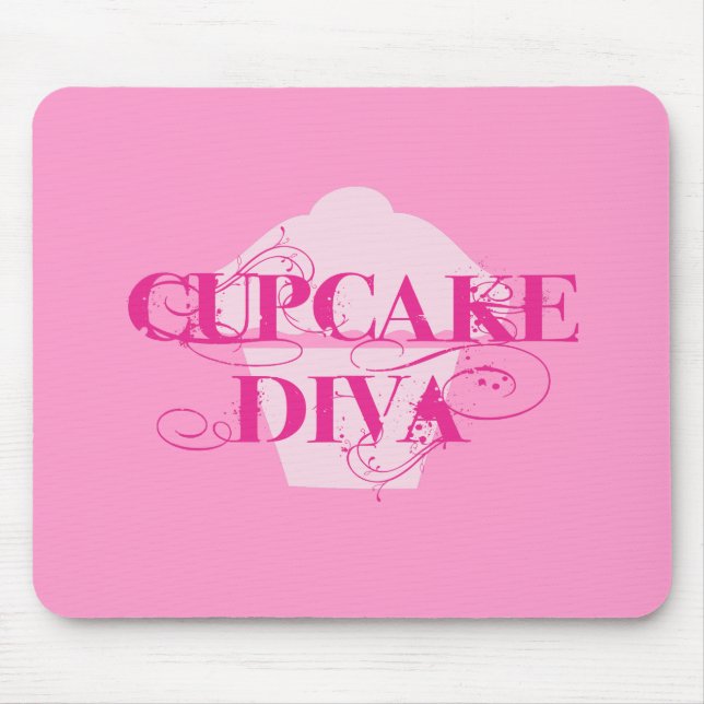 Tapis De Souris Cupcake Diva (Devant)