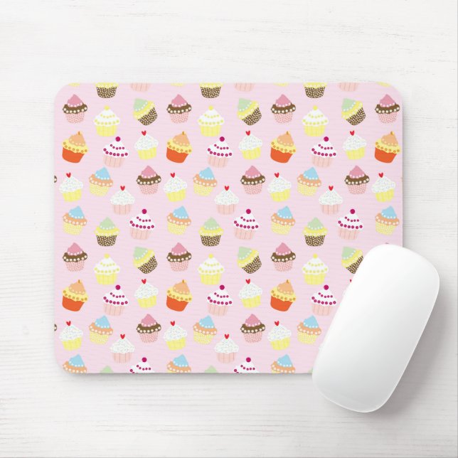 Tapis De Souris Cupcake Party Mousepad (Avec souris)