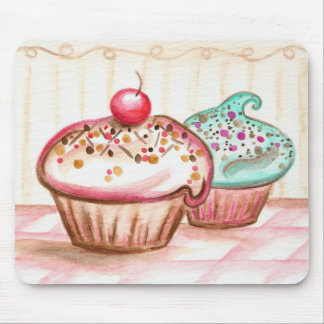 Tapis de souris Cupcakes avec paillettes