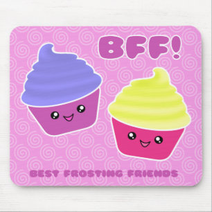 Tapis De Souris Cupcakes BFF Kawaii