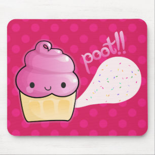 Tapis De Souris Cupcakes Fart Sprinkings Rose
