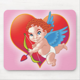 TAPIS DE SOURIS CUPIDON MOUSEPAD DU BÉBÉ NAUTY