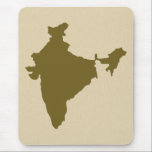 Tapis De Souris Curry Spice Moods Inde<br><div class="desc">Plan de l'Inde dans la palette de couleurs Spice Moods d'Emporio Moffa.</div>