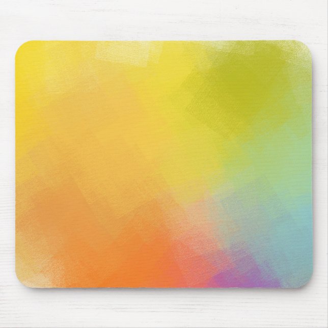 Tapis De Souris Custom Abstract Art Yellow (Devant)