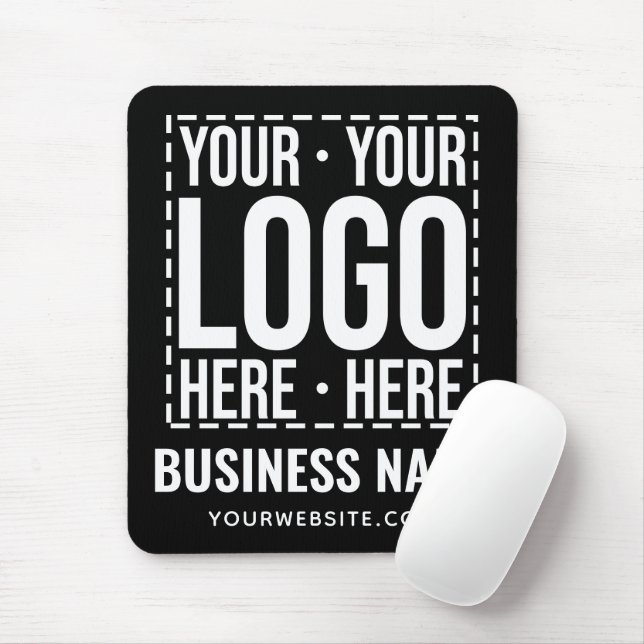 Tapis De Souris Custom Business Logo Corporate Company Modern Cool (Avec souris)