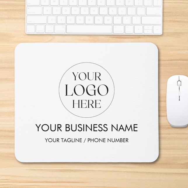 Tapis De Souris Custom Company Business Logo Promotional Modern (In situ)