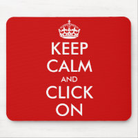 Custom Keep Calm Mousepad | Customizable template