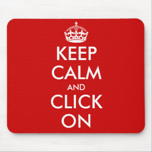 Tapis De Souris Custom Keep Calm Mousepad Customizable template