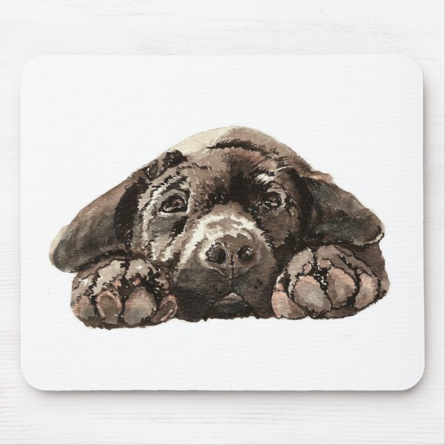 Tapis De Souris Custom Labrador Retriever - Collection de chiens (Devant)
