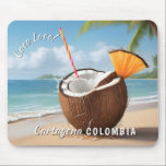Tapis De Souris Custom Location Coco Loco<br><div class="desc">Change the text fields as you wish. Using the editing tool,  you can also change the fonts and their sizes and colors as you wish. See my store for more custom tropical items.</div>