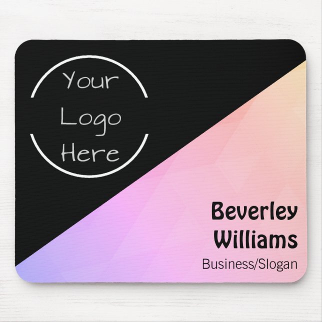 Tapis De Souris Custom Logo & Text Mousepad (Devant)