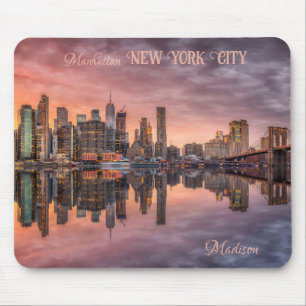 Tapis De Souris Custom Name New York City Skyline