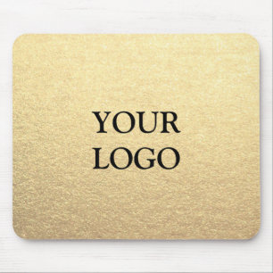 Tapis De Souris Custom Simple Clean Gold Business Votre logo ici
