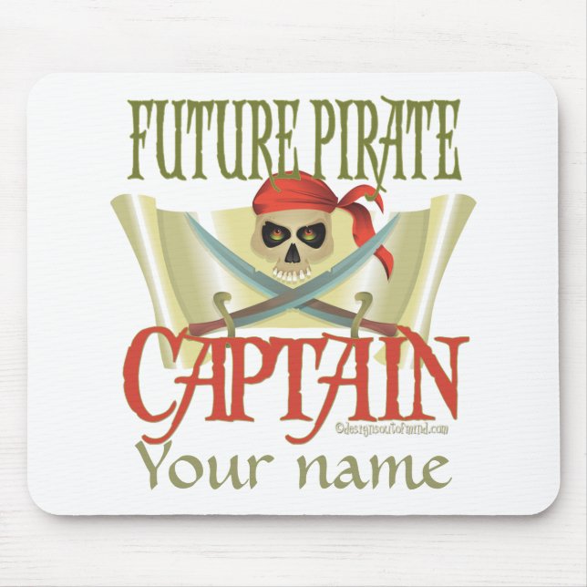 Tapis De Souris CUSTOMISEZ-LE ! Futur pirate (Devant)