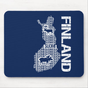 Tapis De Souris Customizable FINLAND MAP mousepad