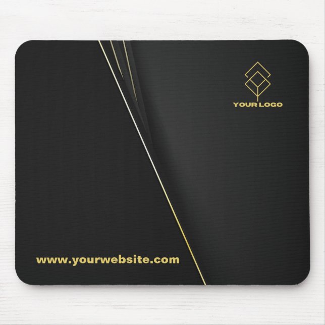 Tapis De Souris Customizable Mouse Pad - Add Your Logo and Website (Devant)