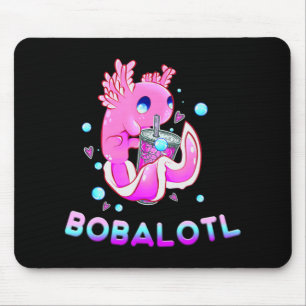 Tapis De Souris Cute Axolotl Lover Bobalotl Boba Kawaii Anime Japa