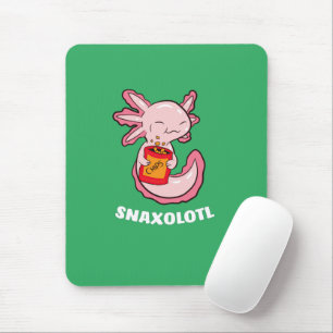 Tapis De Souris Cute Axolotl Lover Snaxolotl Kawaii