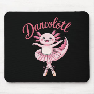 Tapis De Souris Cute Ballerina Ballet Axolotl Danser Danser Drôle 