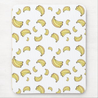 Tapis De Souris Cute Banana Pattern | Hand Drawn Banana Aesthetic