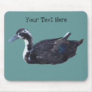 Tapis De Souris Cute Black Canard ferme animal Mousepad