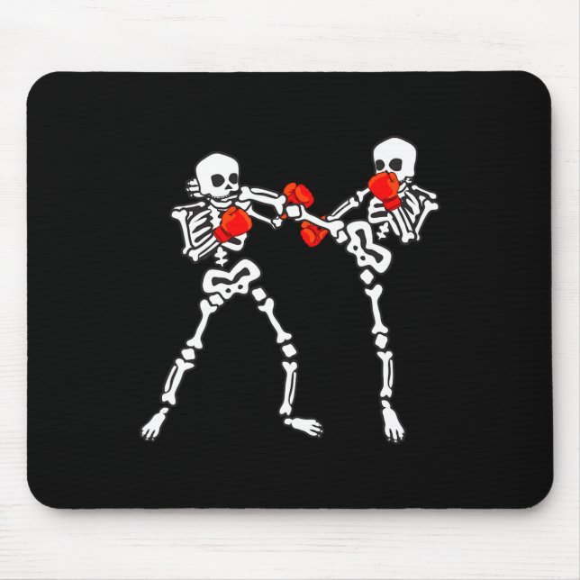 Tapis De Souris Cute Bone Kickbox - Pour Hommes Et Femmes Cool Ave (Devant)