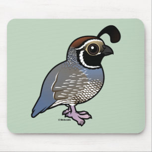 Tapis De Souris Cute California Quail