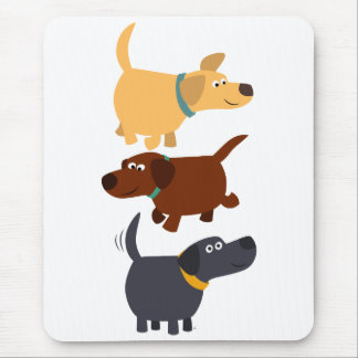 Tapis De Souris Cute Cartoon Labradors en 3 Saveurs Mousepad