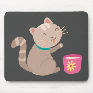 Tapis De Souris Cute cat