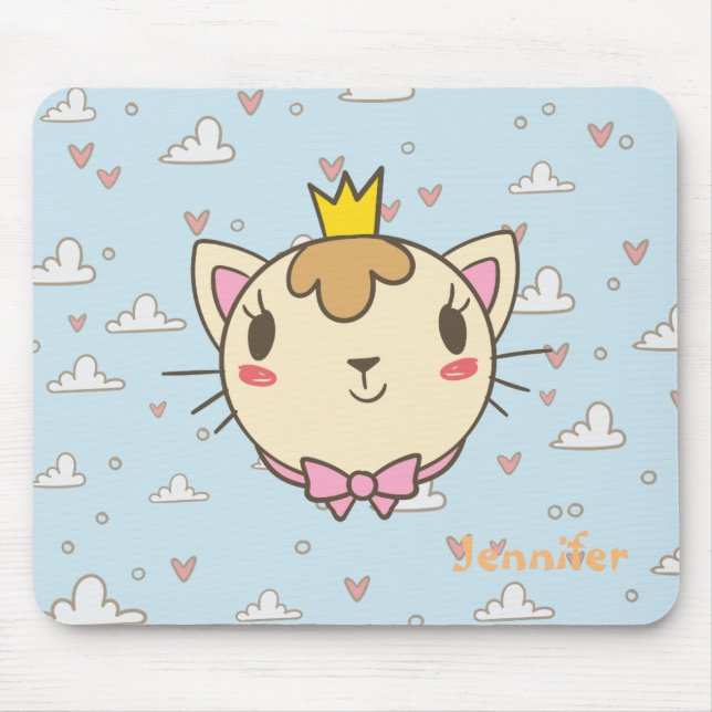 Tapis De Souris Cute chat (Devant)