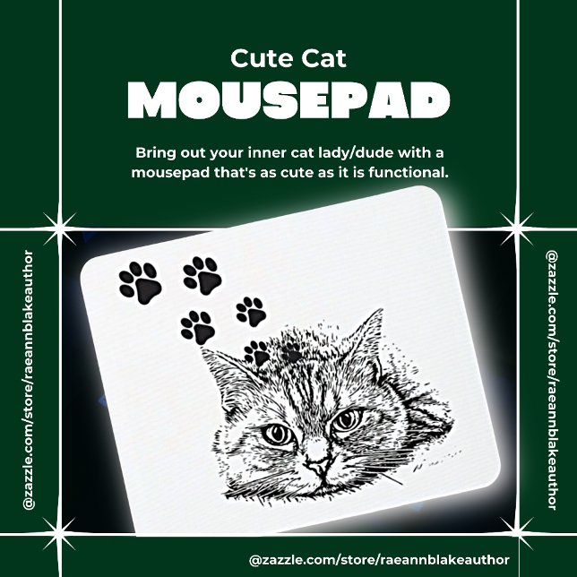 Tapis De Souris Cute chat Mousepad (Créateur téléchargé)