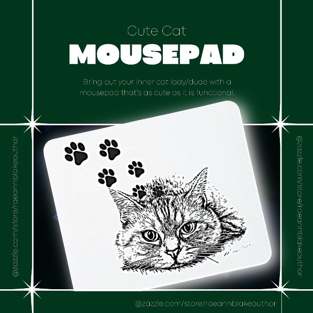 Tapis De Souris Cute chat Mousepad (Créateur téléchargé)