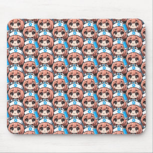 Tapis De Souris Cute Chibi Nurse - soins de santé, anime, médecine