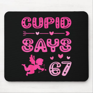 Tapis De Souris Cute Cud Dit 67 Memes Drôles Nk Saint-Valentin 
