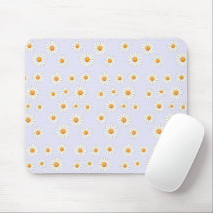 Tapis De Souris Cute Daisy Floral - Accessoire de bureau esthétiqu