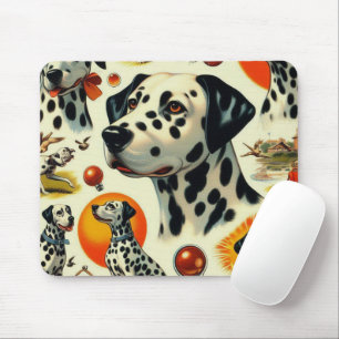 Tapis De Souris Cute Dalmatien sans joint