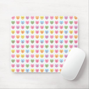 Tapis De Souris Cute drôle fille coutume minuscule coeur de conver