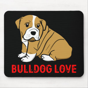 Tapis De Souris Cute English Bulldog Gift Cartoon Puppy Dog 