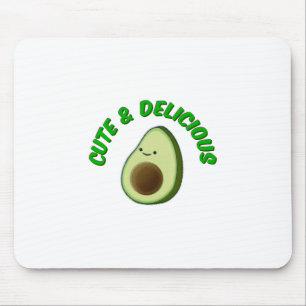 Tapis De Souris Cute Et Délicieux Avocado