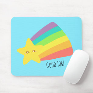 Tapis De Souris Cute étoile arc-en-ciel