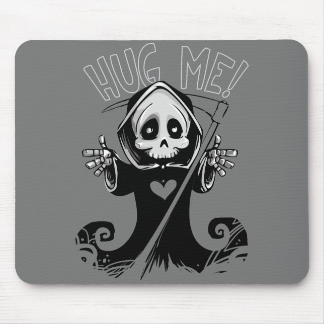 Tapis De Souris Cute Faucheuse - Conception de la mort (Devant)
