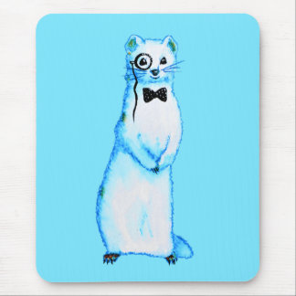 Tapis De Souris Cute ferret propriétaire de la moustelide